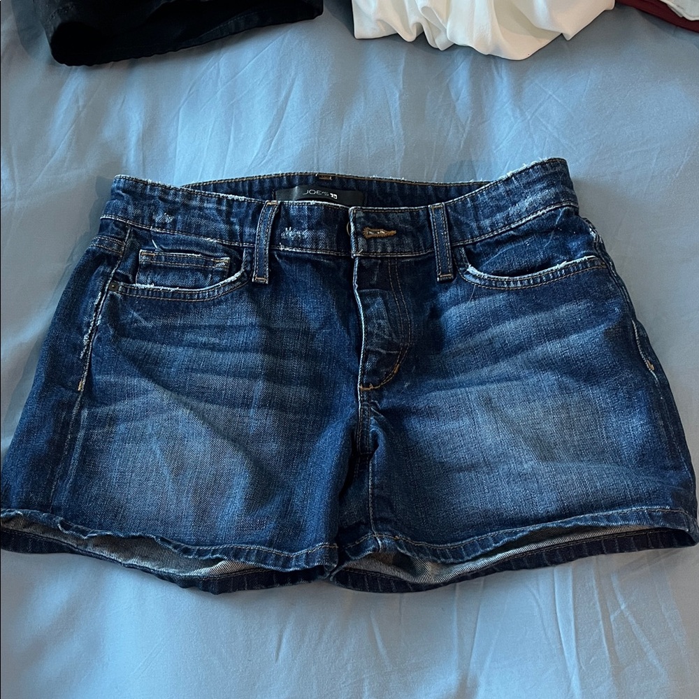 Joe's Jeans Dark Blue Jean Shorts